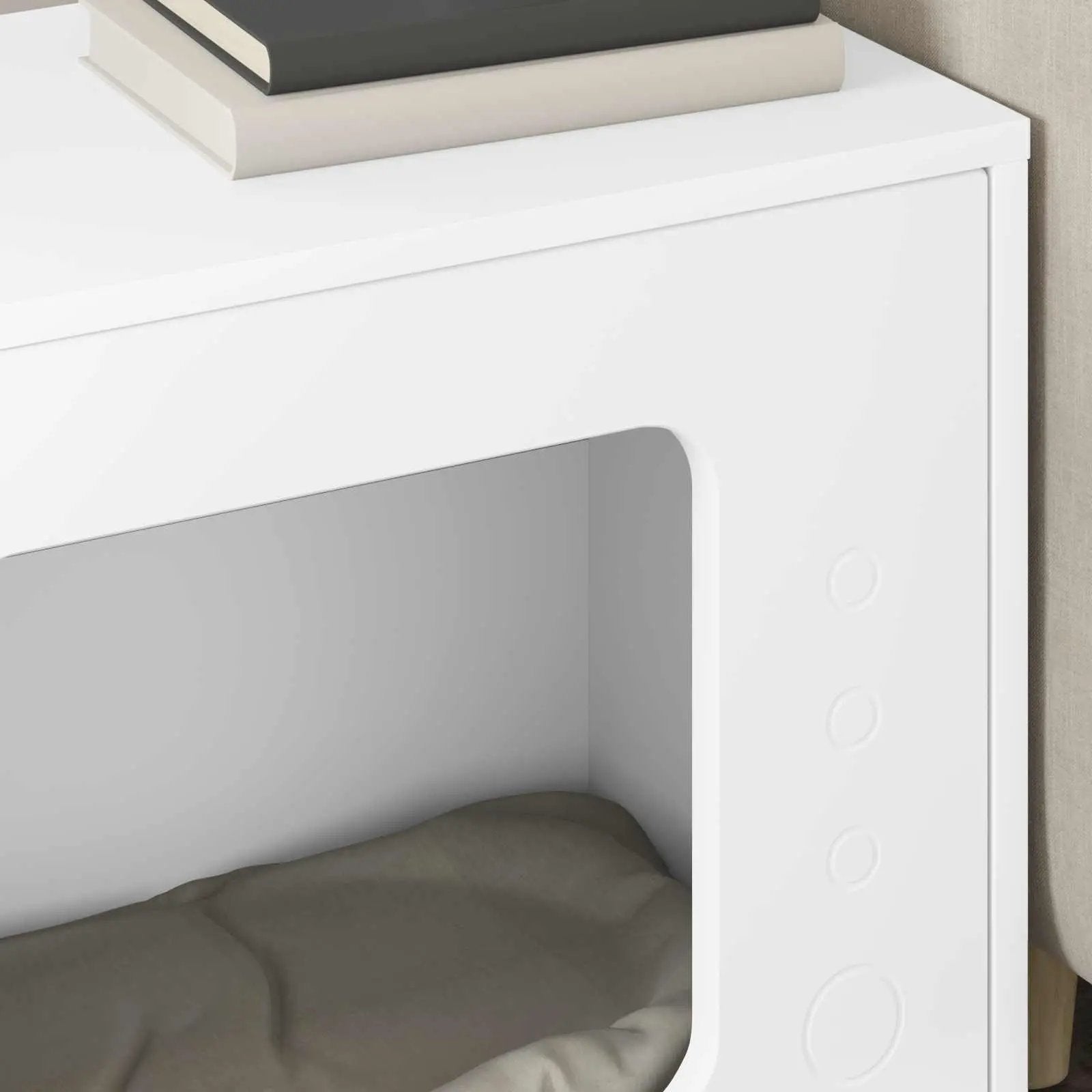 vidaXL vidaXL Cat House White 51 x 30 x 42 cm Engineered Wood - Cat House