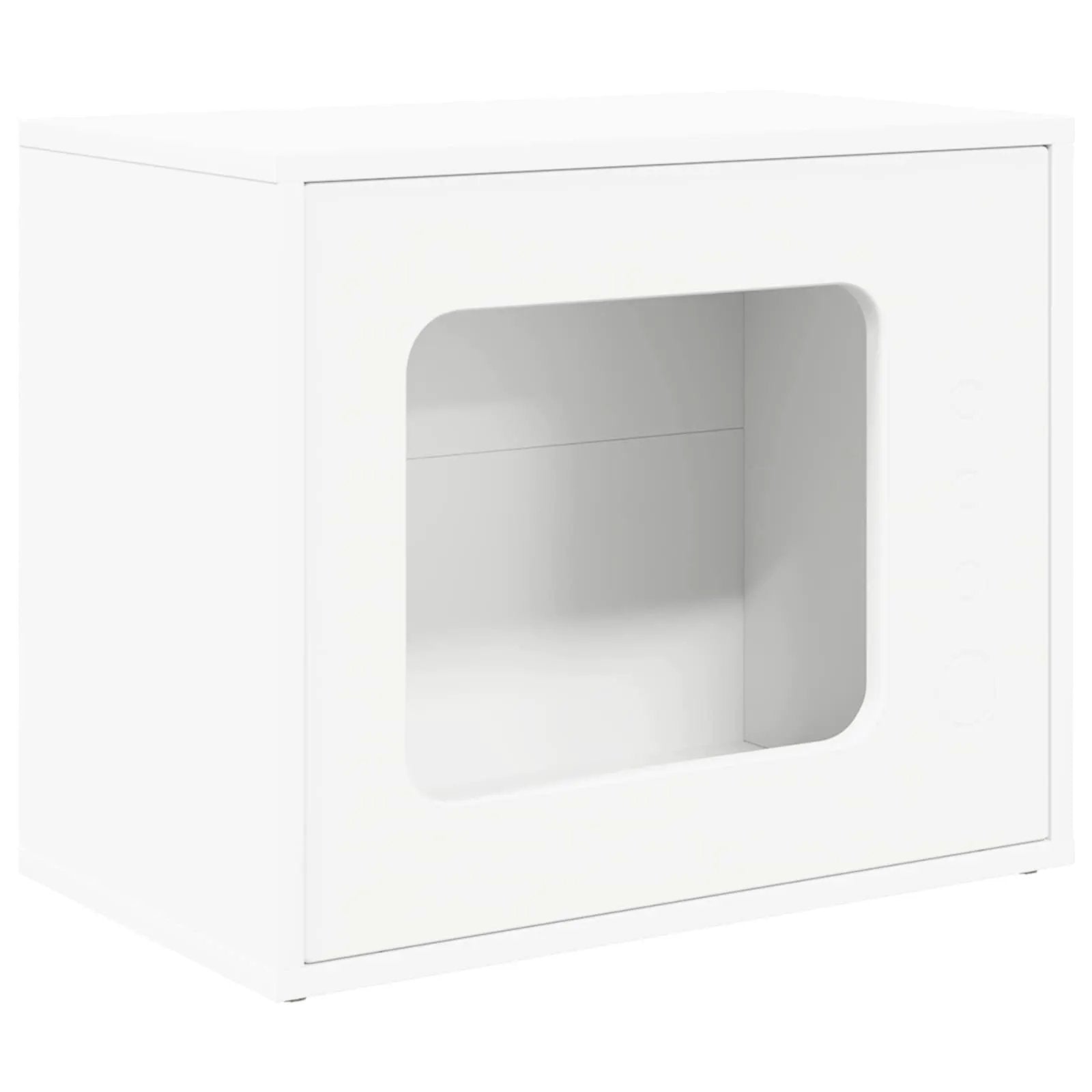 vidaXL vidaXL Cat House White 51 x 30 x 42 cm Engineered Wood - Cat House