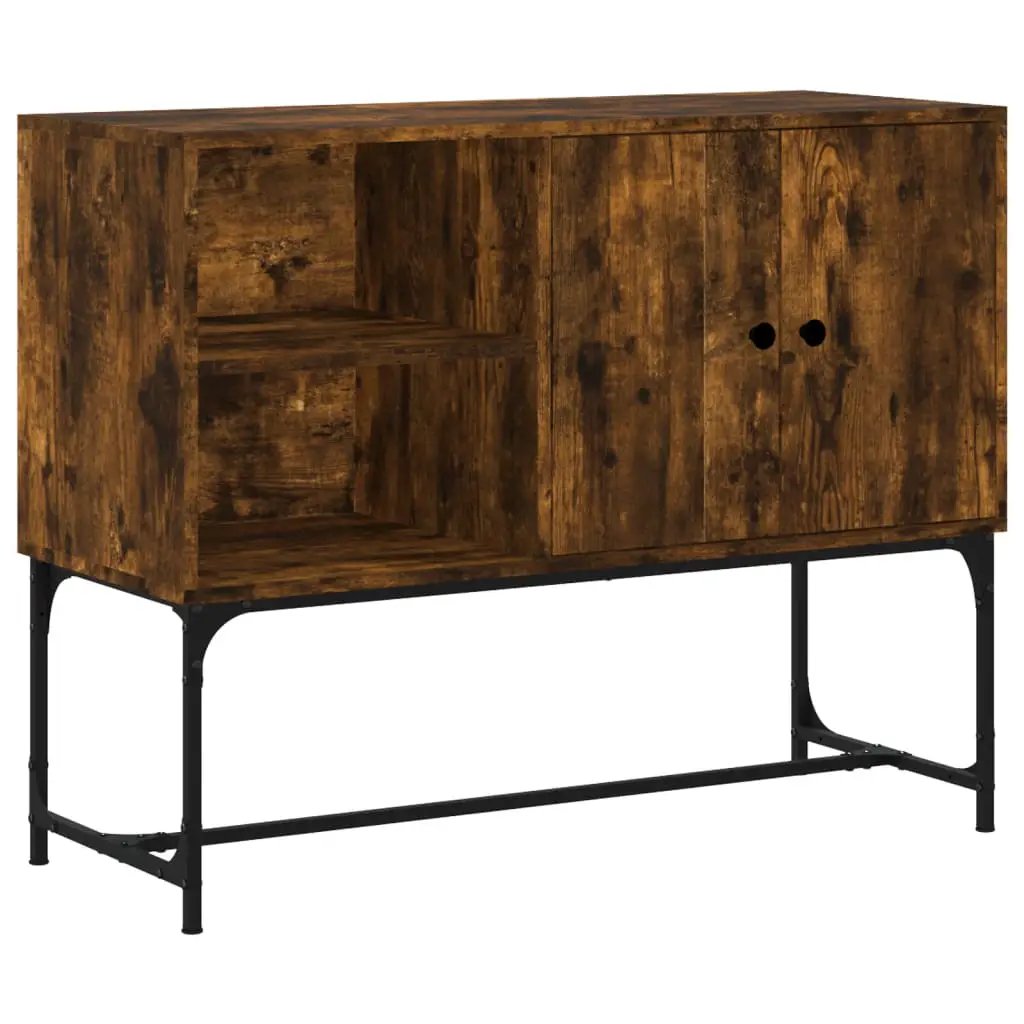 vidaXL vidaXL Sideboard Smoked Oak 100x40x79.5 cm Engineered Wood - Sideboard