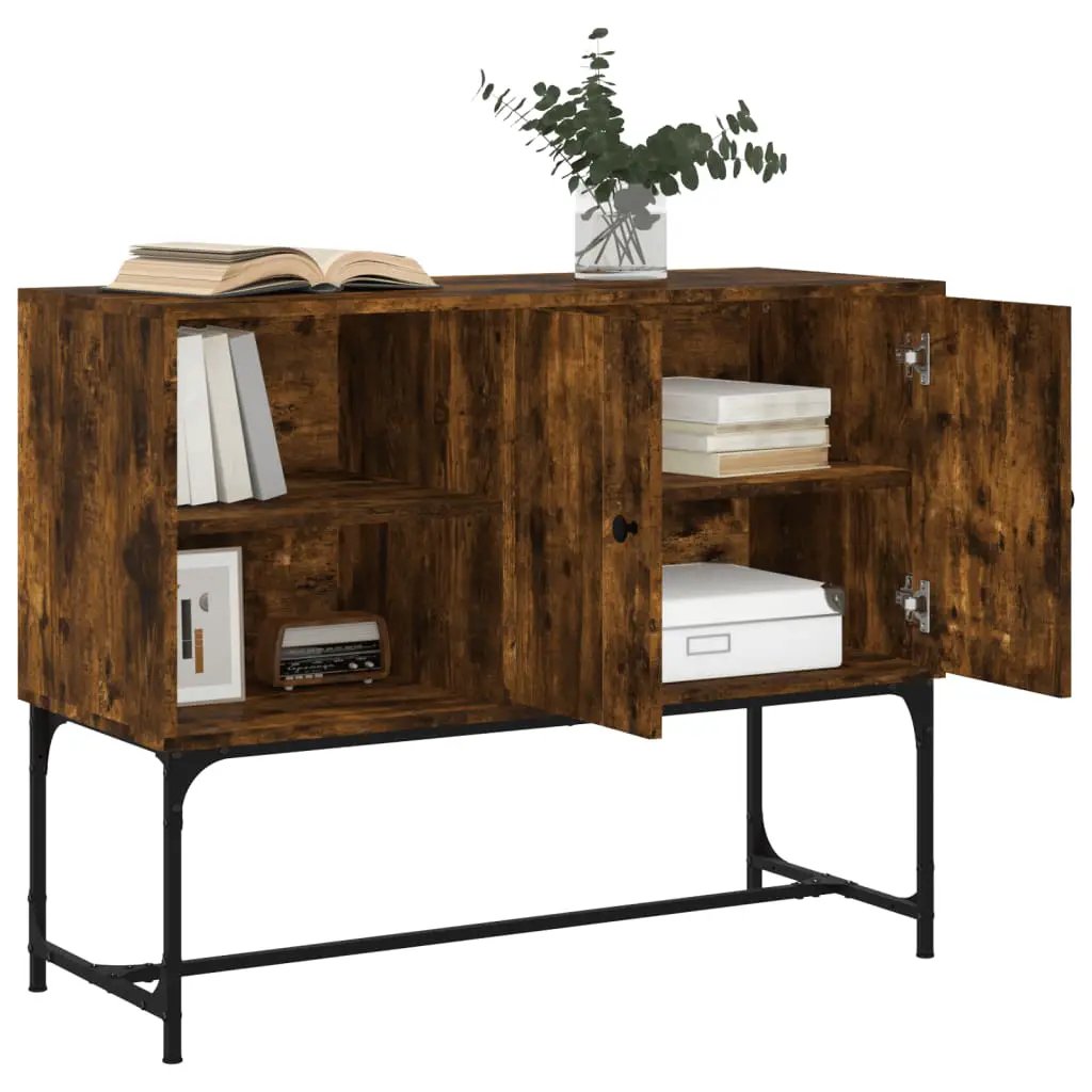 vidaXL vidaXL Sideboard Smoked Oak 100x40x79.5 cm Engineered Wood - Sideboard