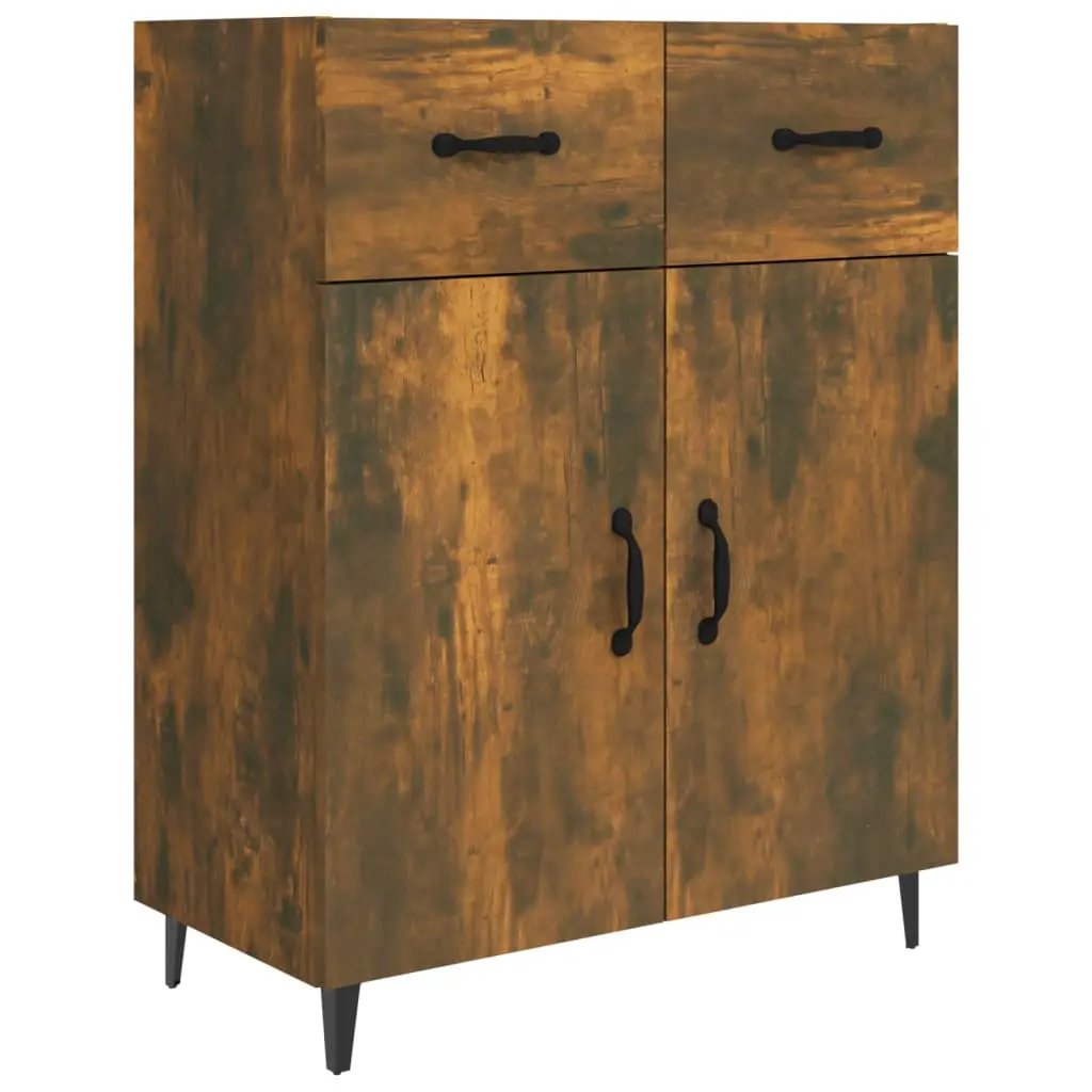 vidaXL vidaXL Sideboard Smoked Oak 69.5x34x90 cm Engineered Wood - Sideboard