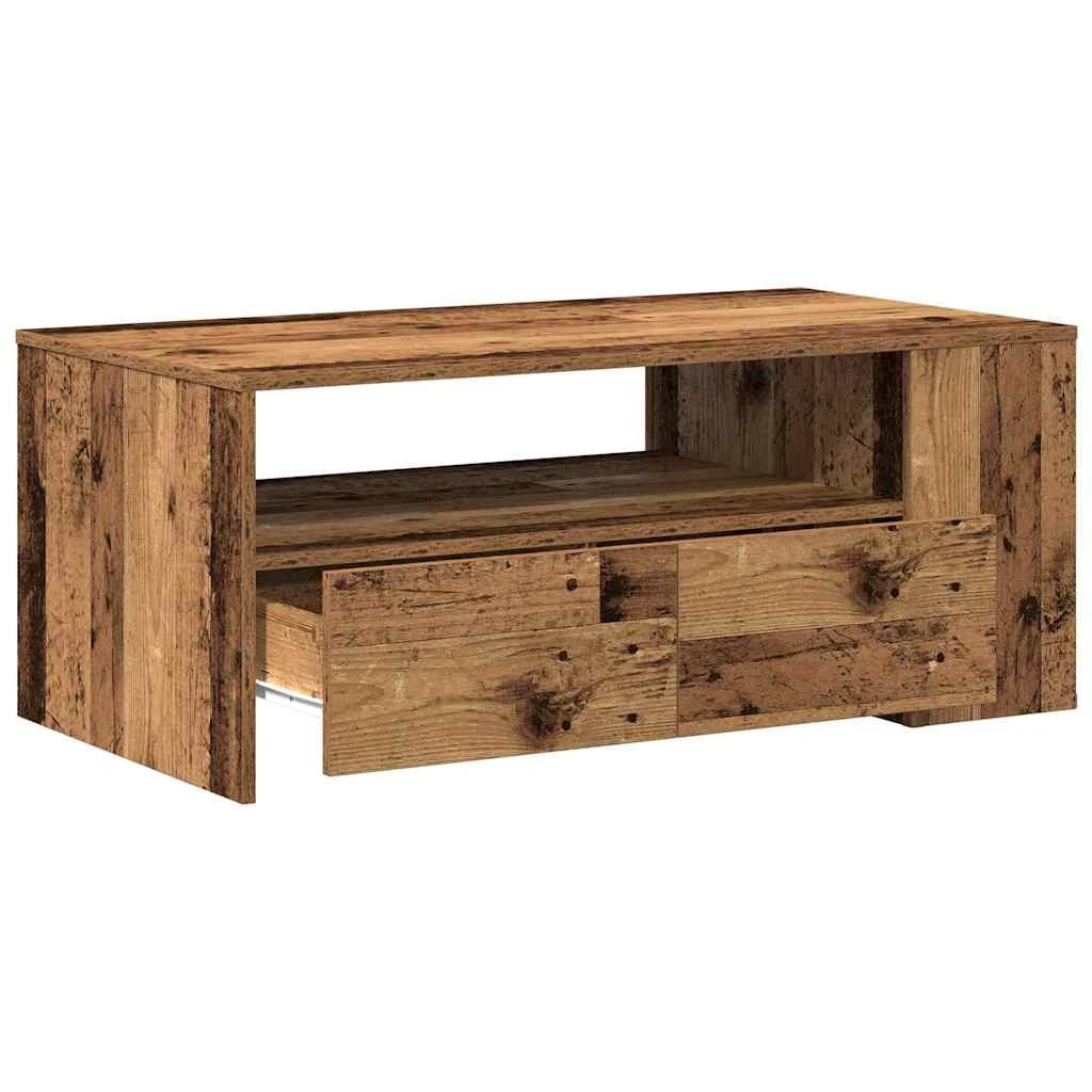 VidaXL CoffeeTable102x55x43.5cmOldWood LivingRoom by vidaXL
