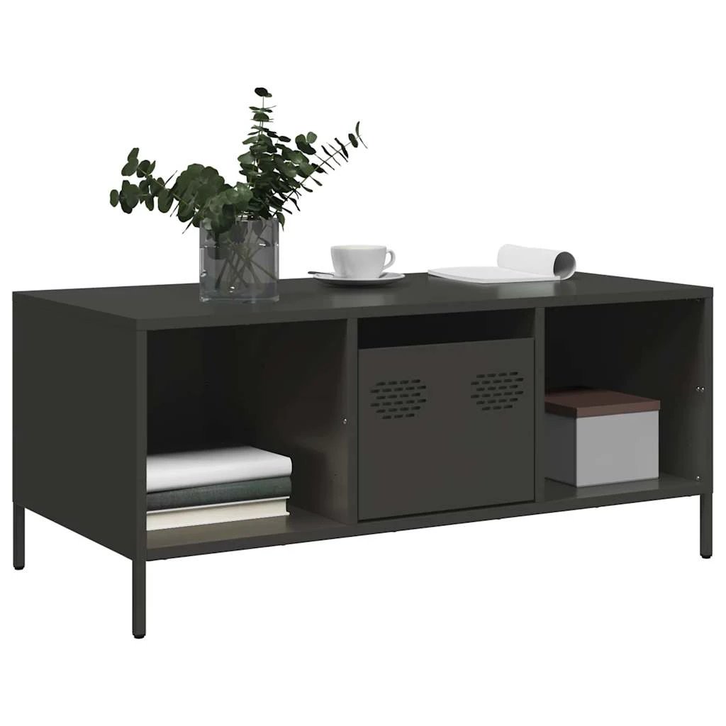 vidaXL Coffee Table 101.5x50x43.5 cm Steel by vidaXL
