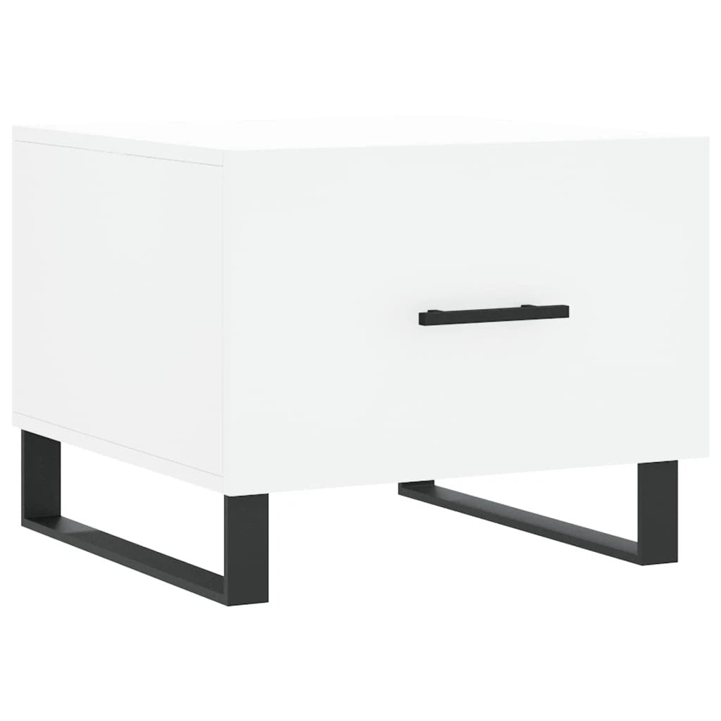 vidaXL VidaXL Coffee Table 50x50x40 cm Engineered Wood With Drawer Moisture Resistant For Living Room - Coffee Table