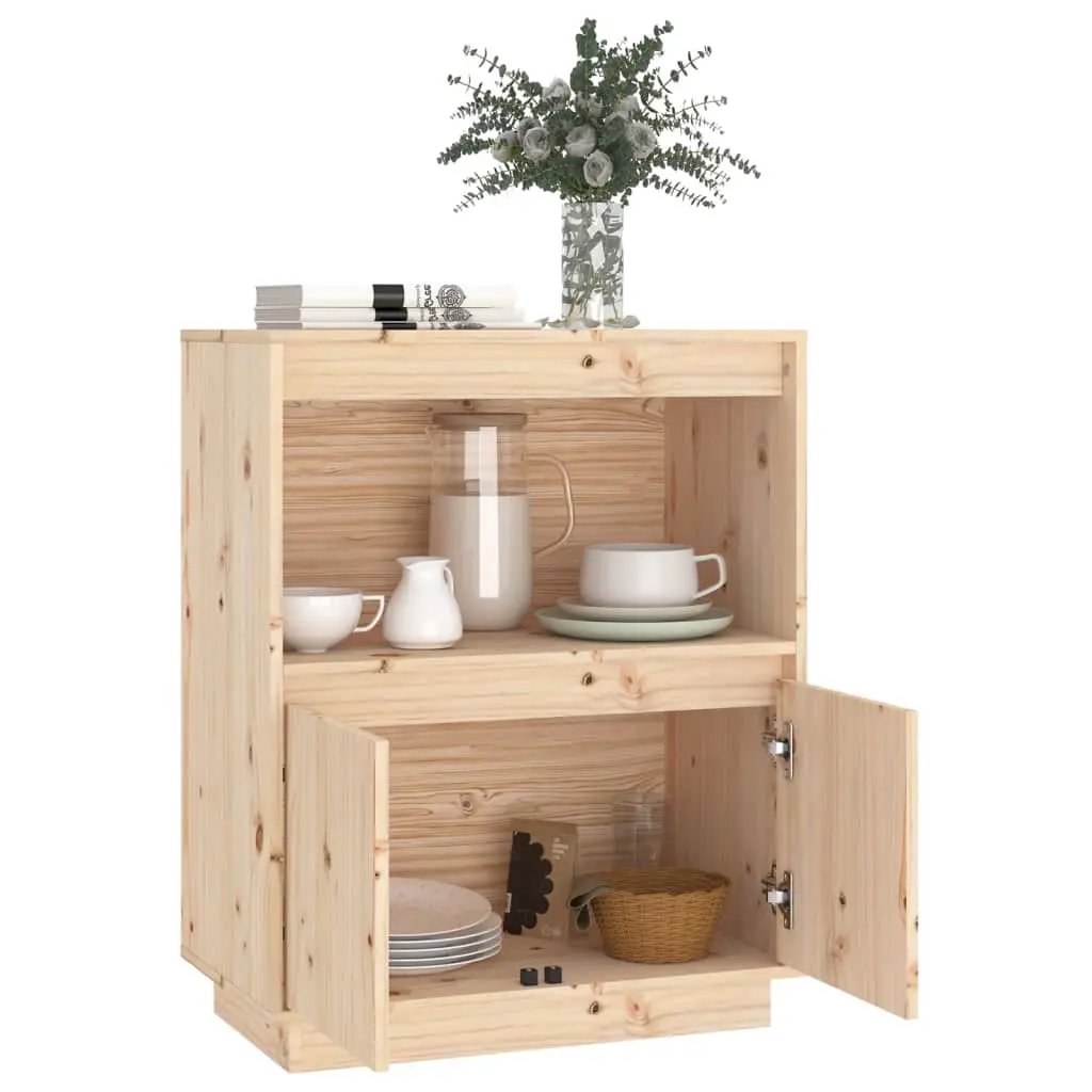 vidaXL vidaXL Sideboard 60x34x75 cm Solid Wood Pine - Sideboard