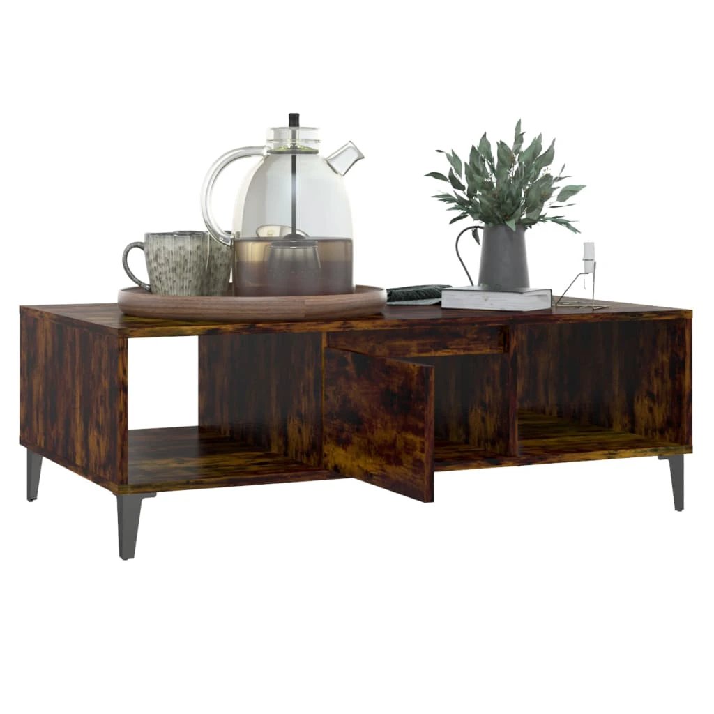 vidaXL vidaXL Coffee Table 103.5x60x35 WithStorageShelf - Coffee Table