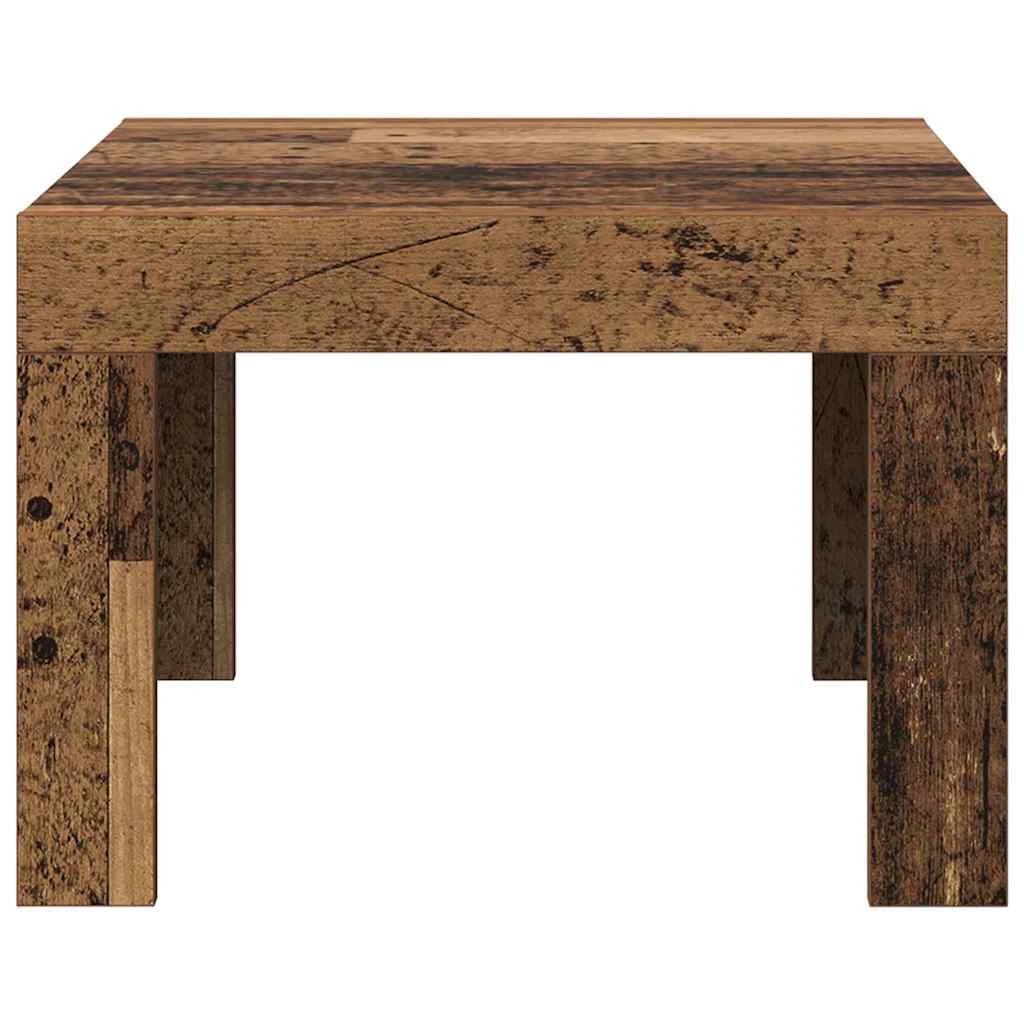 VidaXL Coffee Table 50x50x35 cm Engineered Wood Rustic Living Room Centerpiece For Modern Homes by vidaXL