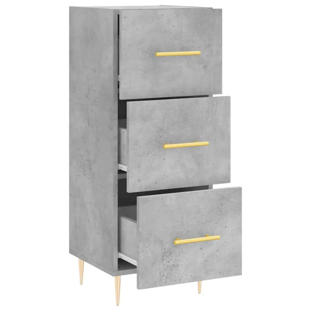 vidaXL vidaXL Sideboard Concrete Grey 34.5x34x90 cm Engineered Wood - Sideboard