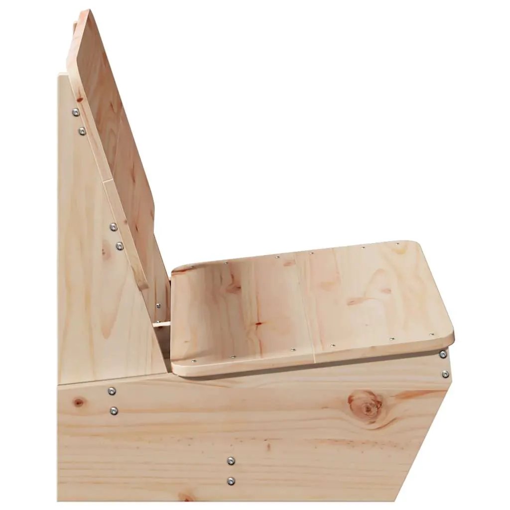 vidaXL vidaXL Garden Chair 60x64x70.5 cm Solid Wood Pine - Garden Chairs