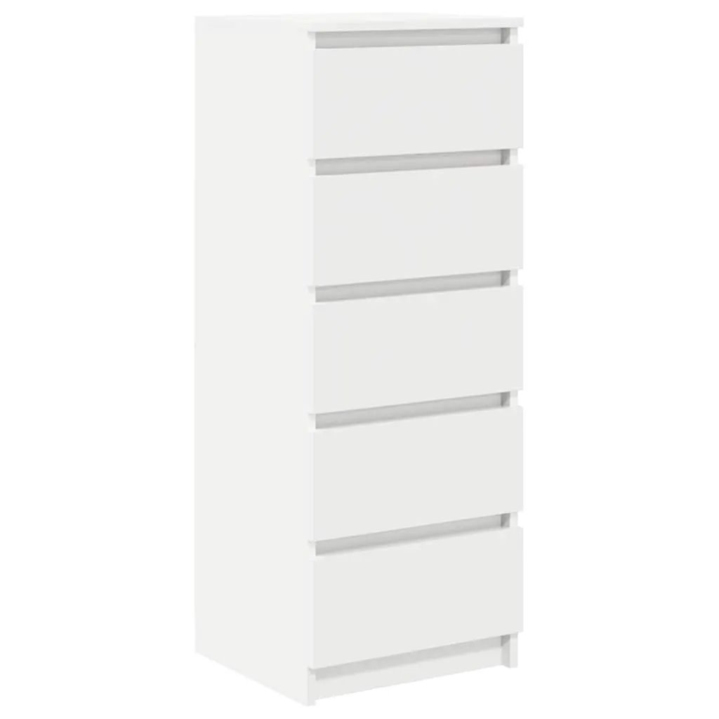 vidaXL vidaXL Sideboard with Drawers White 37.5x35x99 cm Engineered Wood - Sideboard