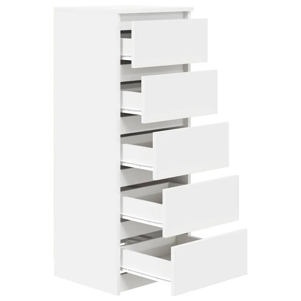 vidaXL vidaXL Sideboard with Drawers White 37.5x35x99 cm Engineered Wood - Sideboard
