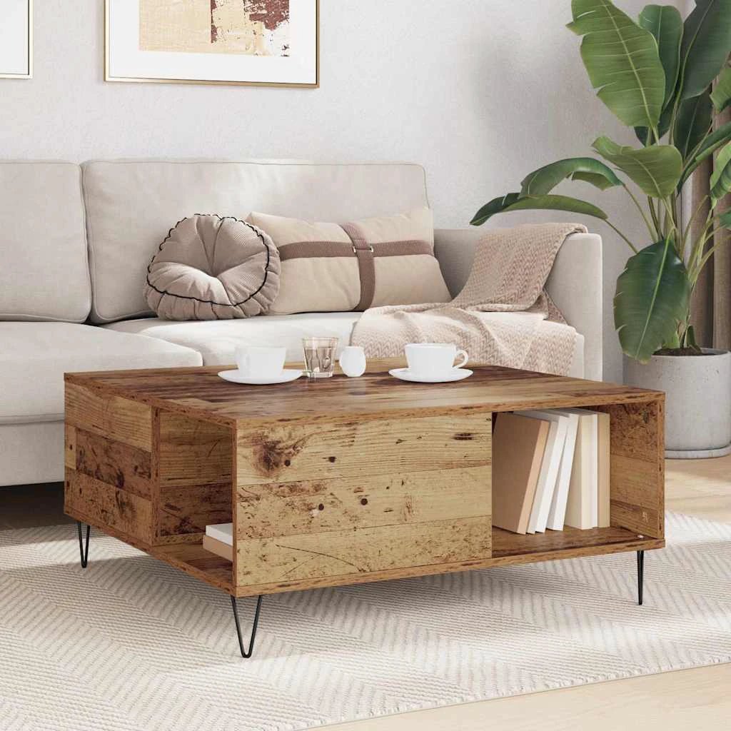 VidaXL Coffee Table 80x80x36.5cm Engineered Wood by vidaXL