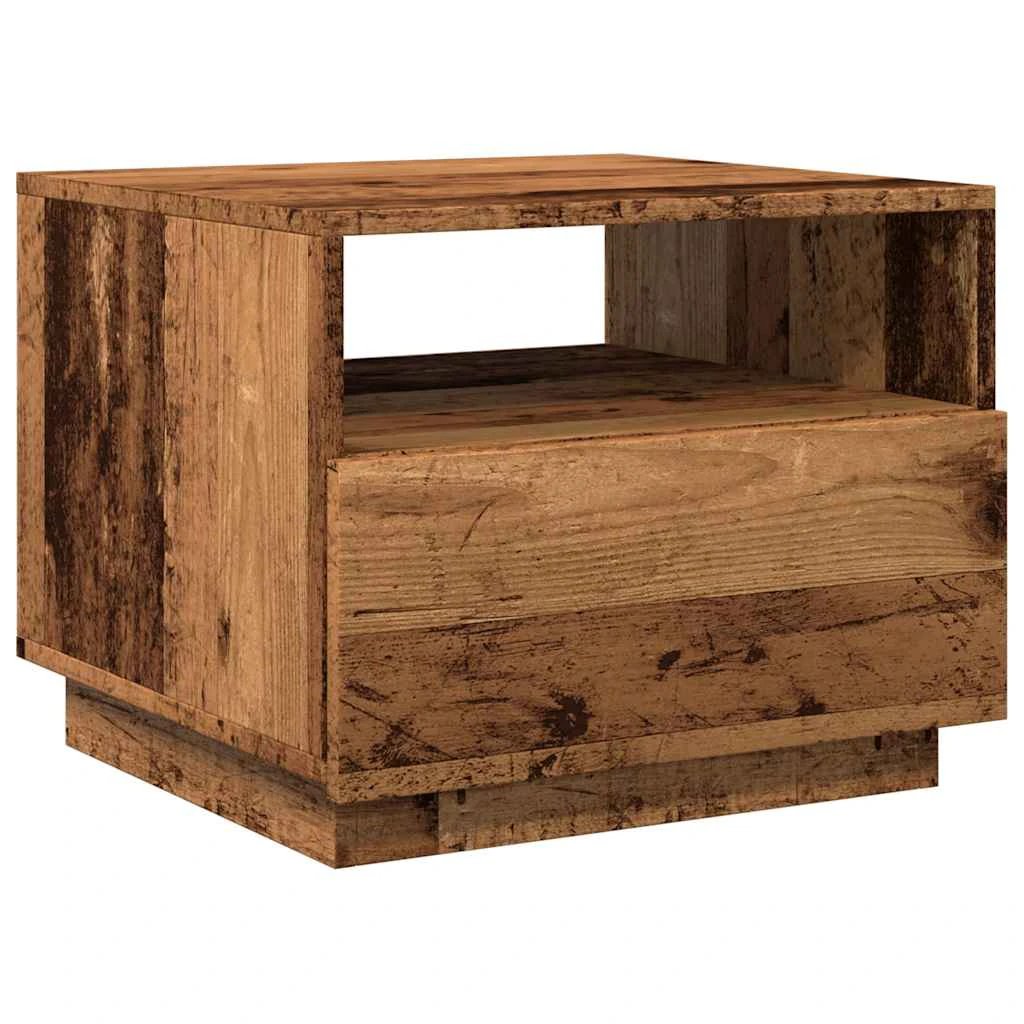 vidaXL VidaXL Coffee Table 50x49x40 LED Light Home - Coffee Table