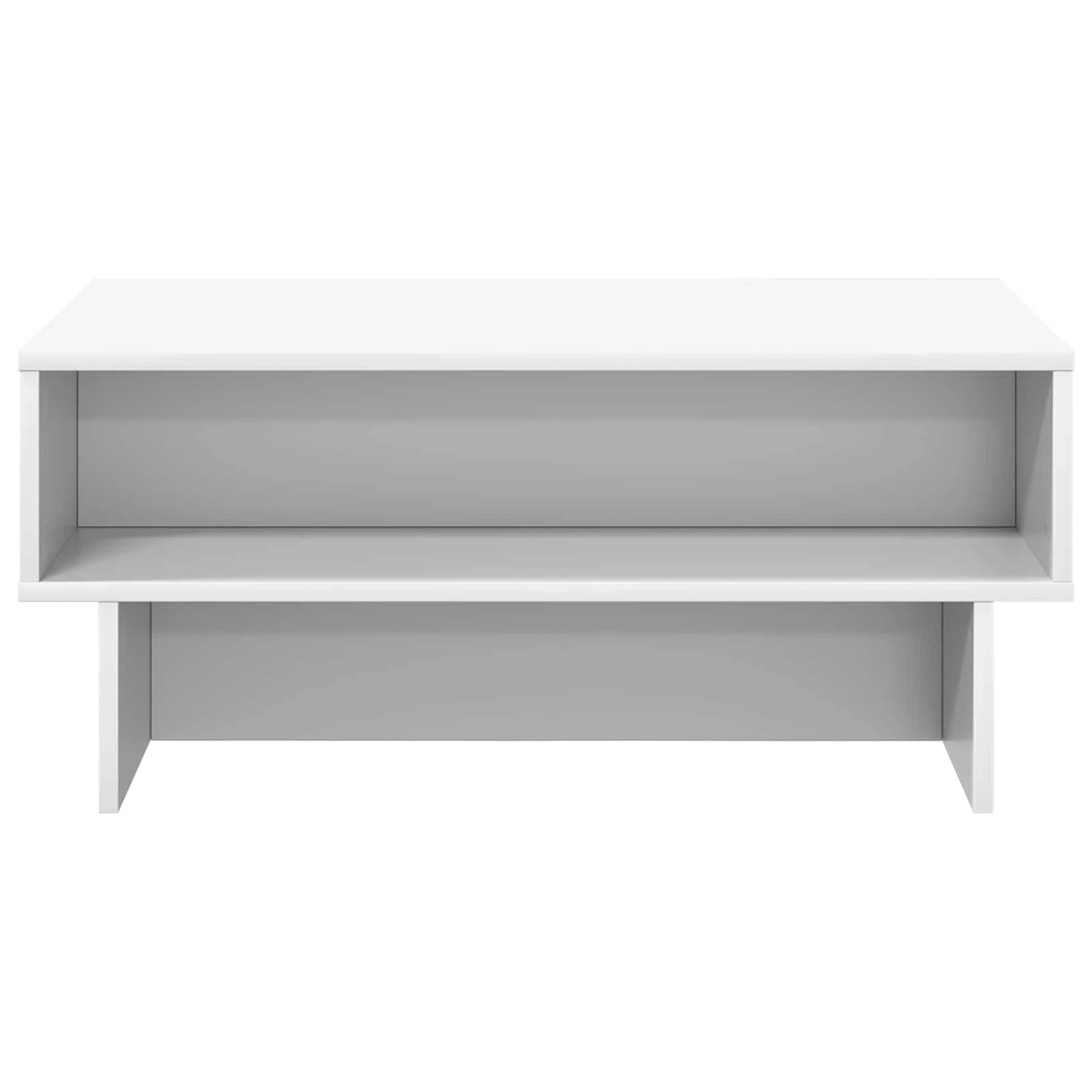 vidaXL VidaXL Coffee Table 80x46x35cm White Wooden Home - Coffee Table