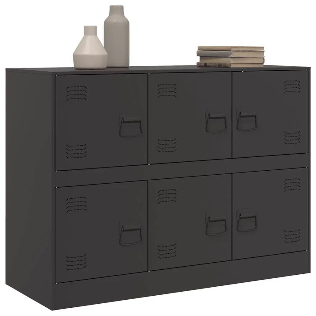 vidaXL vidaXL Sideboard Black 99x39x73 cm Steel - Sideboard