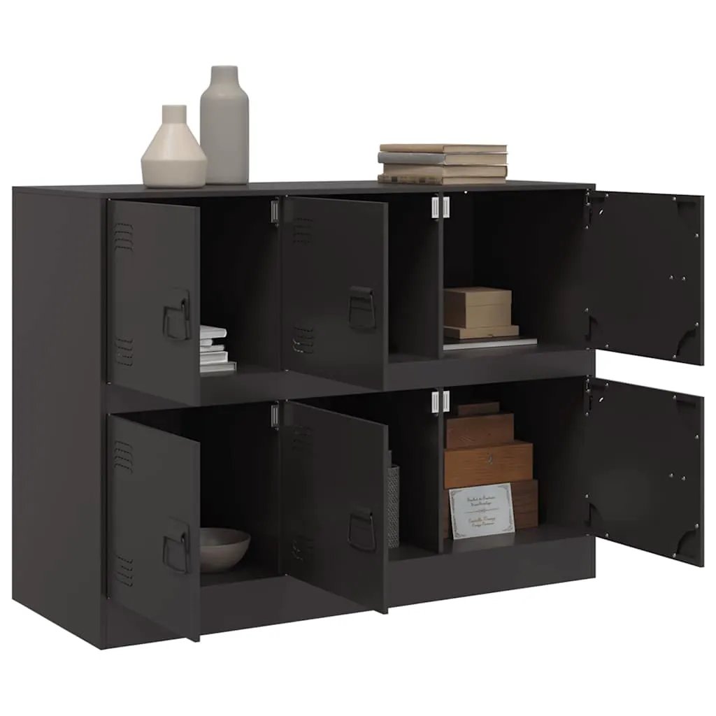 vidaXL vidaXL Sideboard Black 99x39x73 cm Steel - Sideboard