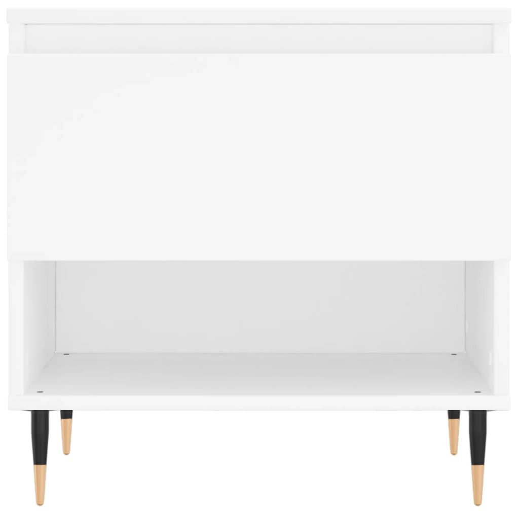 VidaXL Coffee Table 50x46x50 cm Engineered Wood Moisture Resistant For Modern Living Rooms by vidaXL