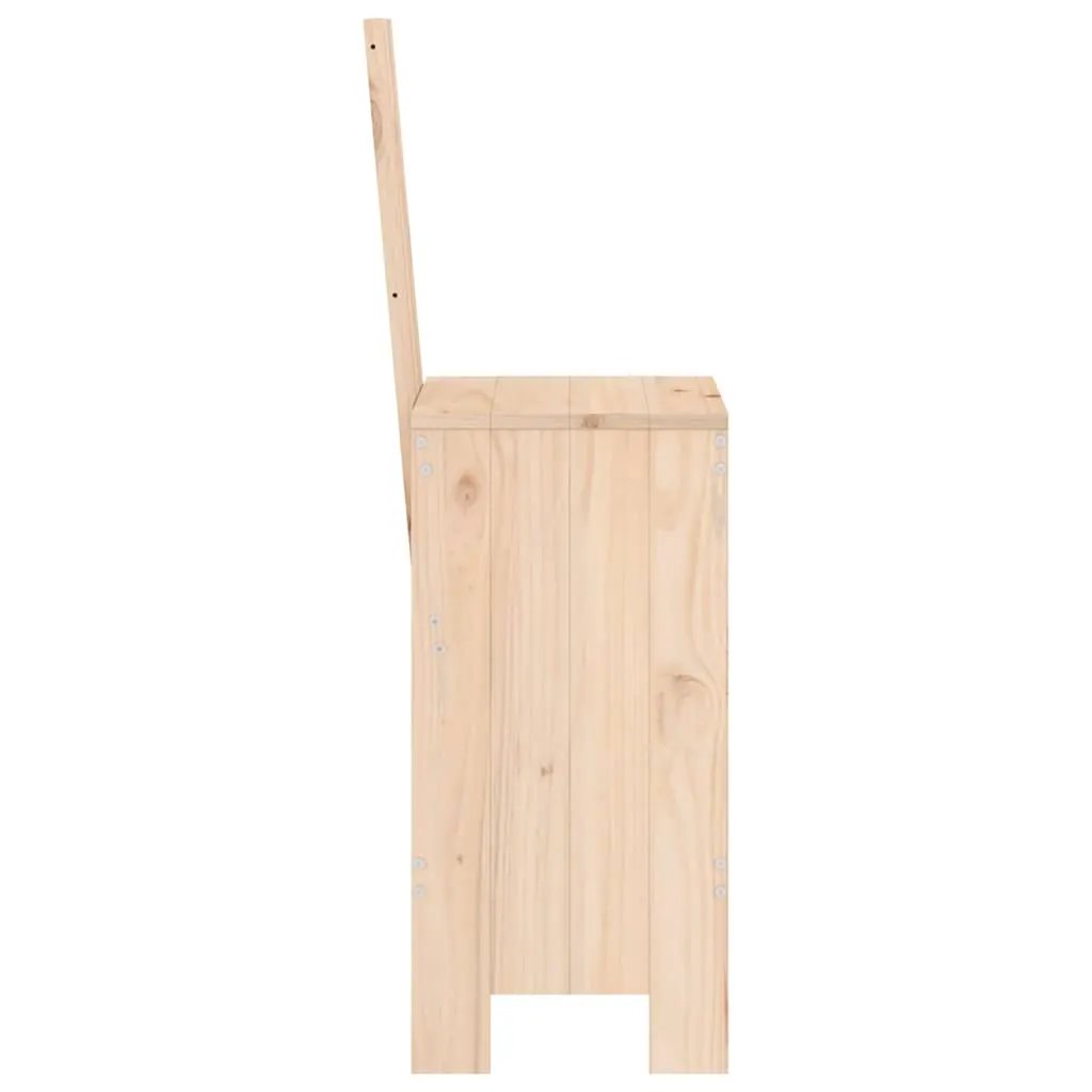 vidaXL vidaXL Bar Stools 2 pcs 40x42x120 cm Solid Wood Pine - Bar Stool