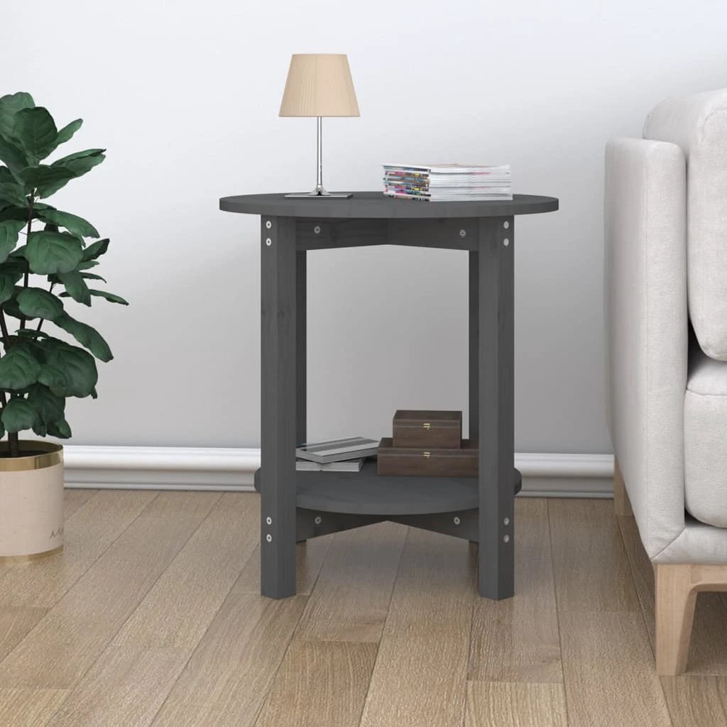 vidaXL vidaXL Coffee Table Ø55x60 Solid Pine Living Room - Coffee Table