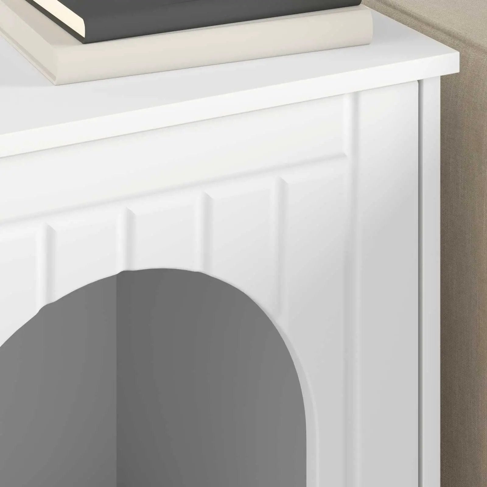 vidaXL vidaXL Cat House White 53 x 52 x 62 cm Engineered Wood - Cat House