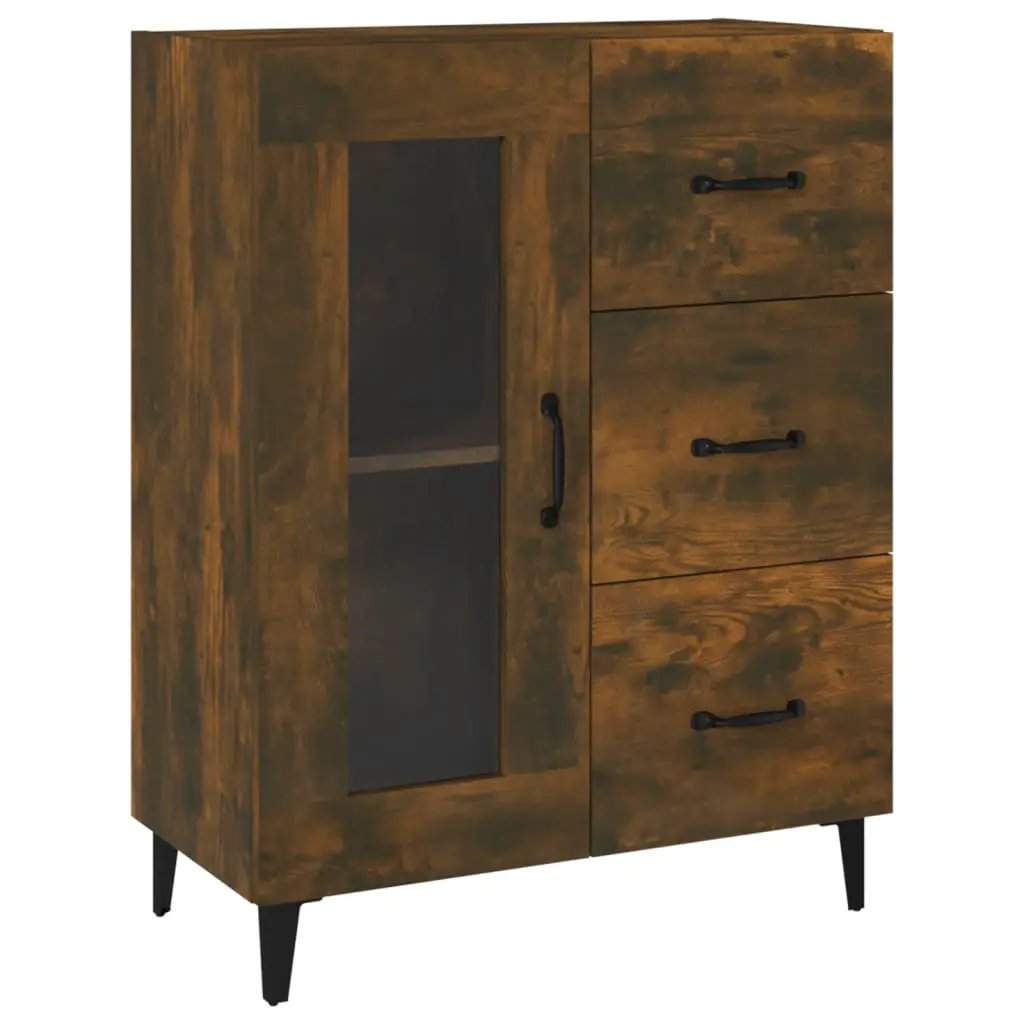vidaXL vidaXL Sideboard Smoked Oak 69.5x34x90 cm Engineered Wood - Sideboard