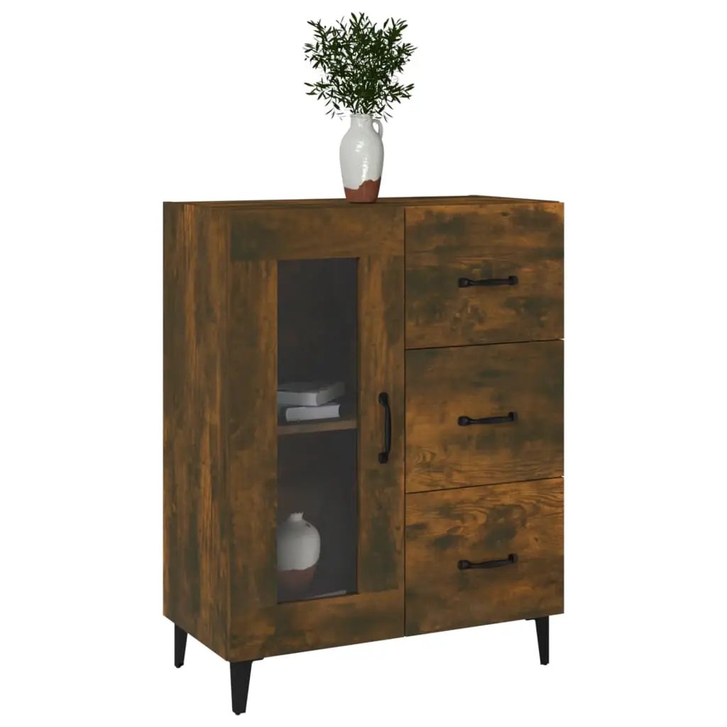 vidaXL vidaXL Sideboard Smoked Oak 69.5x34x90 cm Engineered Wood - Sideboard