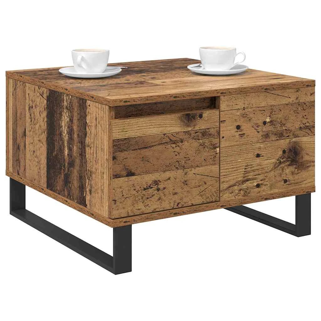 VidaXL Coffee Table 55x55x36.5 cm Old Wood by vidaXL