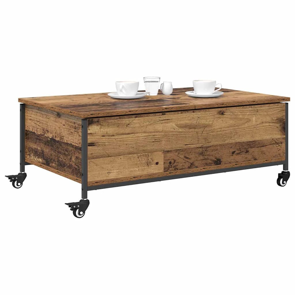 vidaXL VidaXL Coffee Table 91x55x32 cm Engineered Wood Modern Minimalist Living Room Decor - Coffee Table