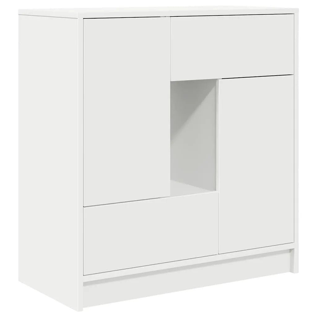 vidaXL vidaXL Sideboard with Drawers and Doors White 70.5x34x74.5 cm - Sideboard