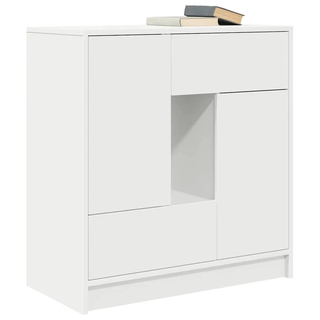 vidaXL vidaXL Sideboard with Drawers and Doors White 70.5x34x74.5 cm - Sideboard