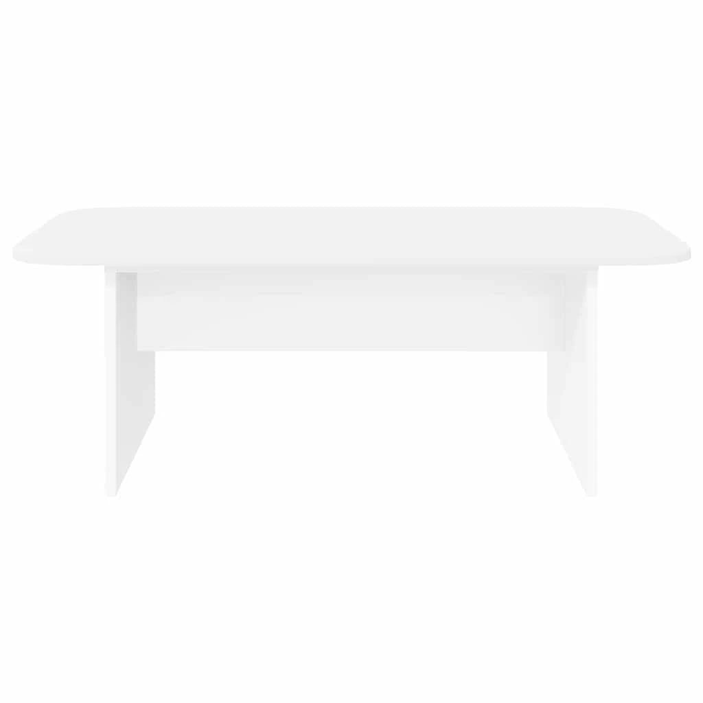 vidaXL VidaXL Coffee Table 93 x 53 x 33 Cm White Engineered Wood Smooth Finish Living Room - Coffee Table