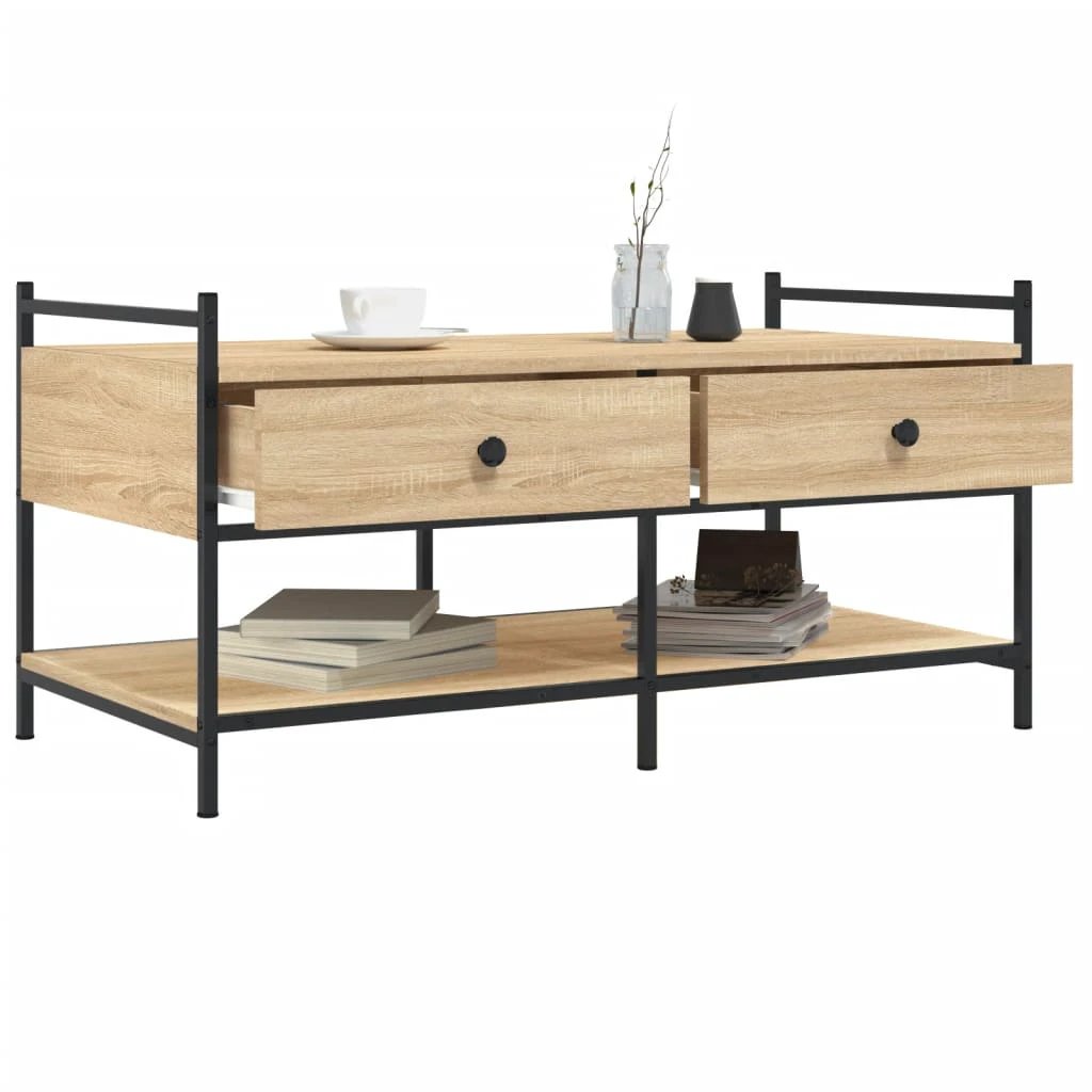 vidaXL VidaXL Coffee Table 99x50x50 Engineered Wood Home - Coffee Table