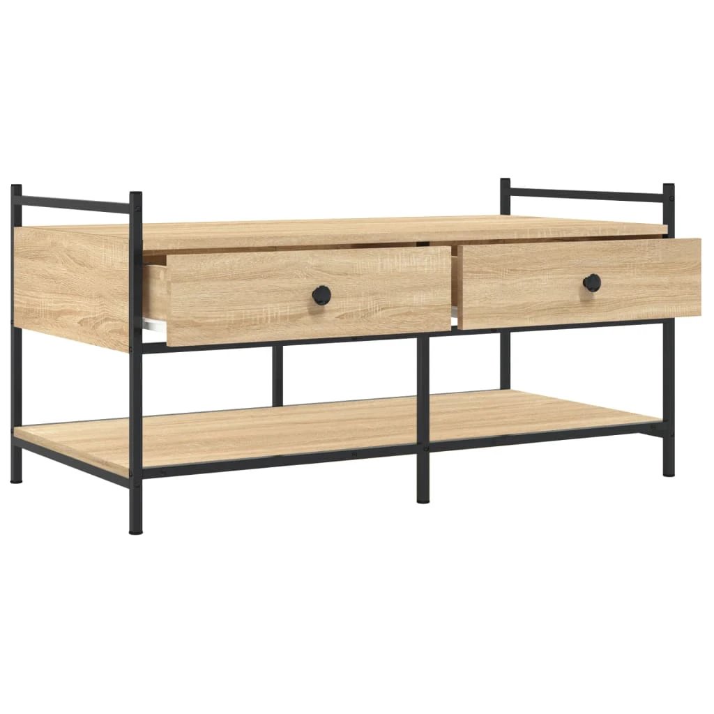 vidaXL VidaXL Coffee Table 99x50x50 Engineered Wood Home - Coffee Table