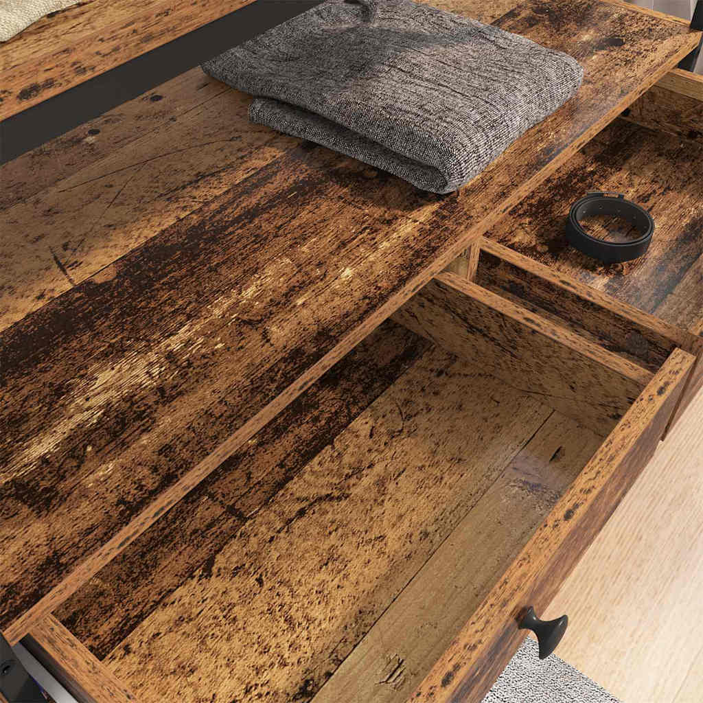 vidaXL vidaXL Wardrobe with Shelf Old wood 89 x 39 x 184.5 cm Engineered wood - Wardrobe