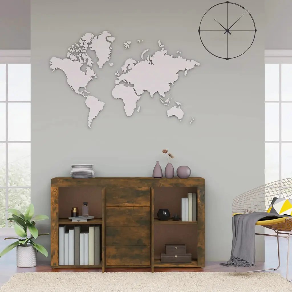 vidaXL vidaXL Sideboard Smoked Oak 120x36x69 cm Engineered Wood - Sideboard