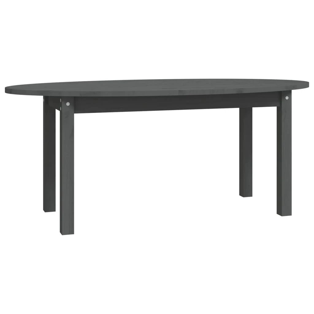 vidaXL VidaXL Coffee Table 110x55x45 cm Solid Pine Wood Rustic Finish For Living Room Decor - Coffee Table
