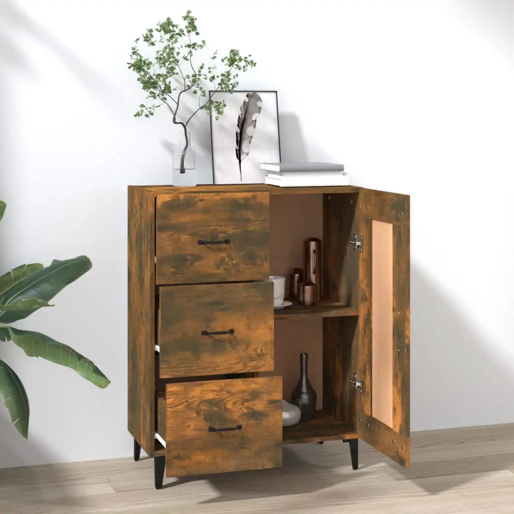 vidaXL vidaXL Sideboard Smoked Oak 69.5x34x90 cm Engineered Wood - Sideboard