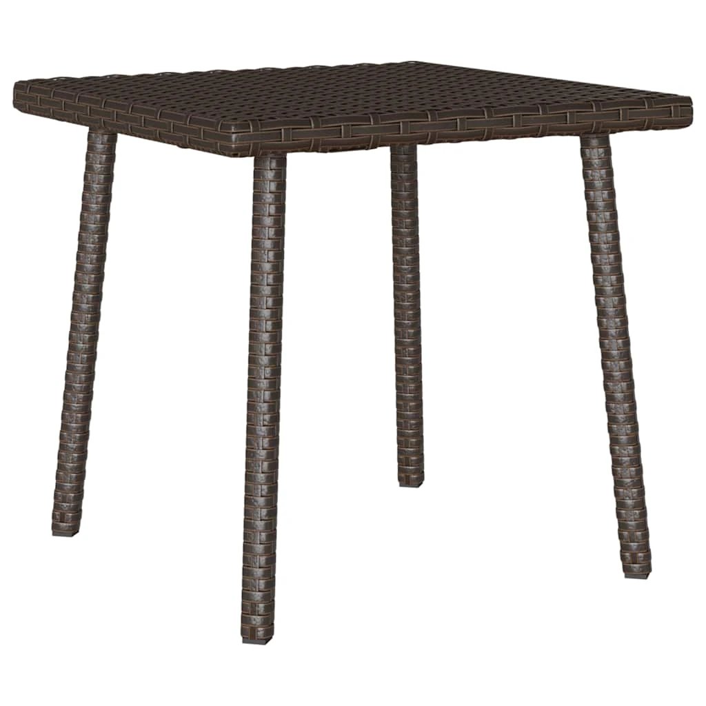 vidaXL vidaXL Garden Coffee Table 40x40x37cm PolyRattan - Coffee Table