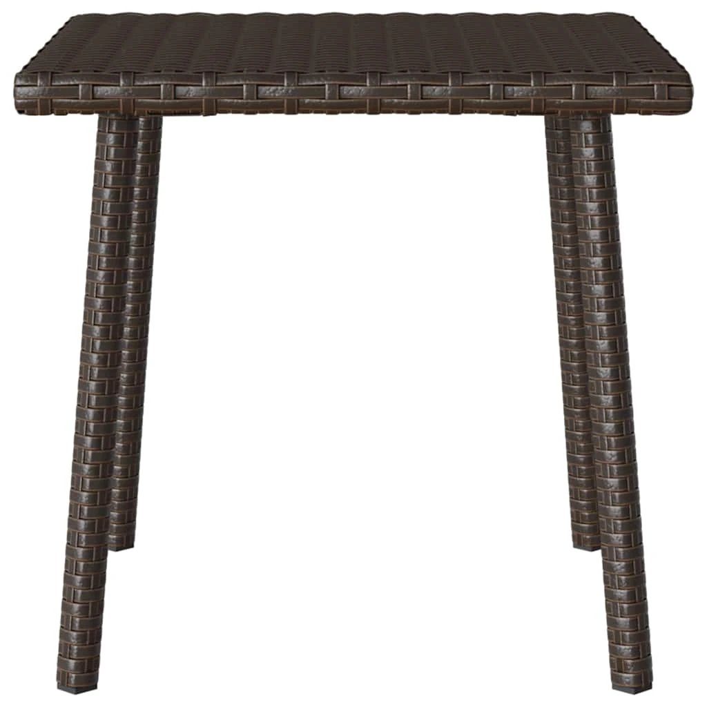vidaXL vidaXL Garden Coffee Table 40x40x37cm PolyRattan - Coffee Table