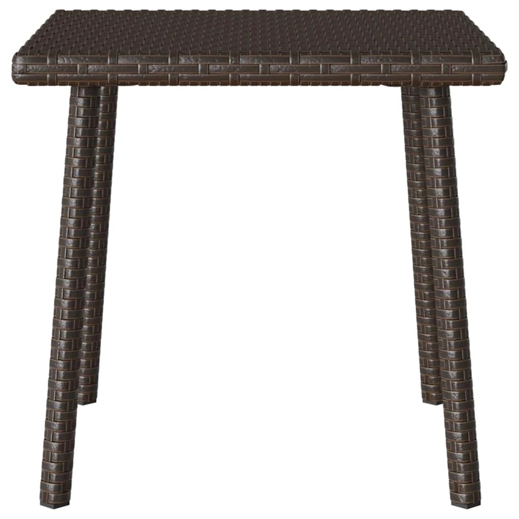 vidaXL vidaXL Garden Coffee Table 40x40x37cm PolyRattan - Coffee Table