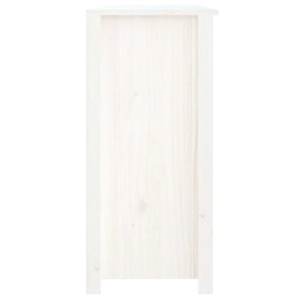 vidaXL vidaXL Sideboard White 100x35x74 cm Solid Wood Pine - Sideboard