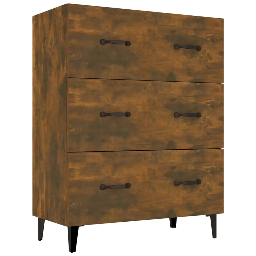 vidaXL vidaXL Sideboard Smoked Oak 69.5x34x90 cm Engineered Wood - Sideboard