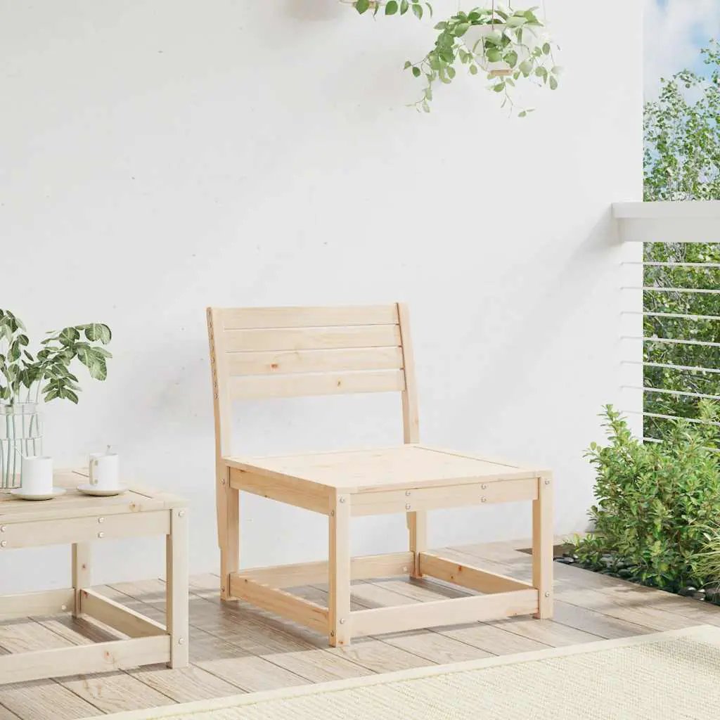 vidaXL vidaXL Garden Sofa | Natural wood | Solid pine wood | Medium | Modular - Garden Sofa Sets