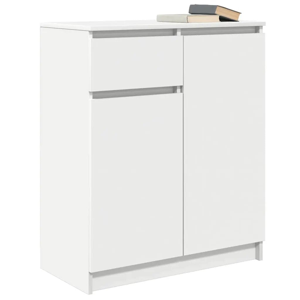 vidaXL vidaXL Sideboard with Drawer White 71x35x84 cm Engineered Wood - Sideboard