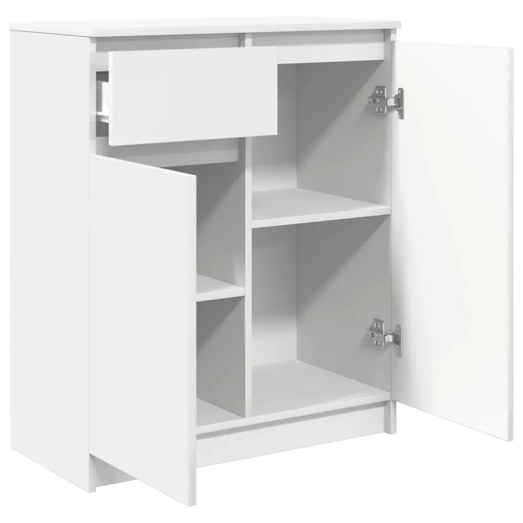 vidaXL vidaXL Sideboard with Drawer White 71x35x84 cm Engineered Wood - Sideboard