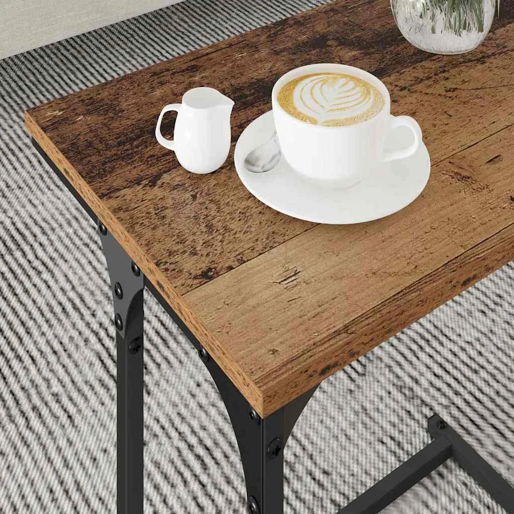 vidaXL vidaXL Nesting Coffee Tables 3pc Old Wood - Coffee Table