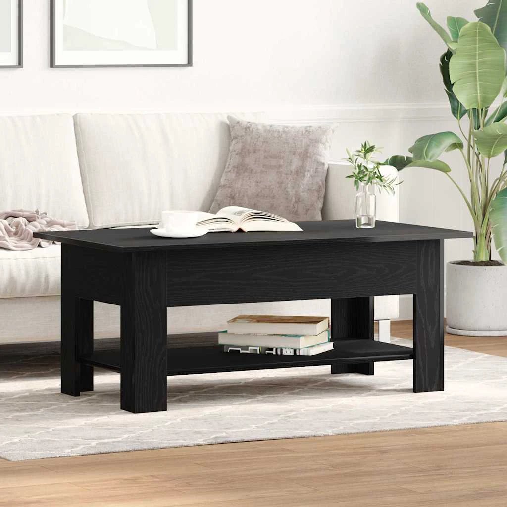 vidaXL vidaXL Coffee Table 102 x 55 x 42 cm Engineered Wood With Storage Shelf For Living Room Decor - Coffee Table