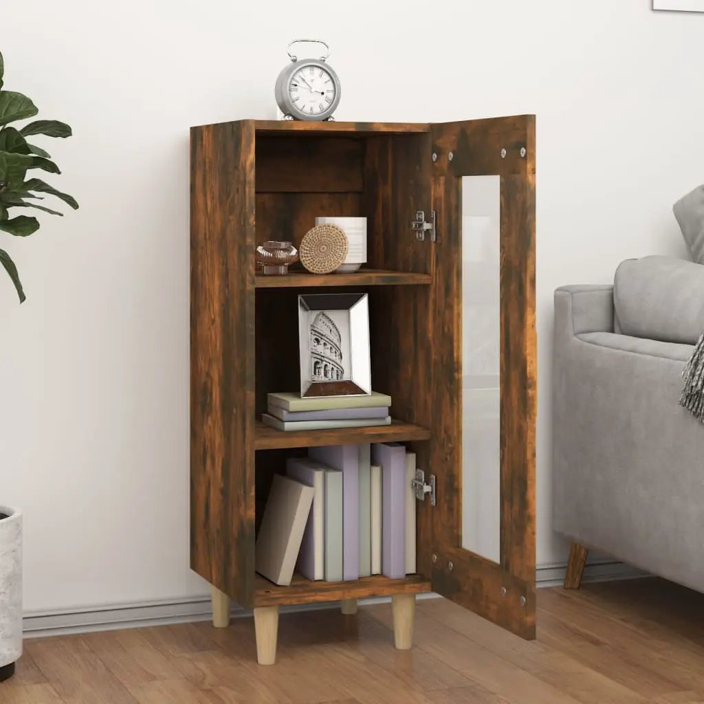 vidaXL vidaXL Sideboard Smoked Oak 34.5x34x90 cm Engineered Wood - Sideboard