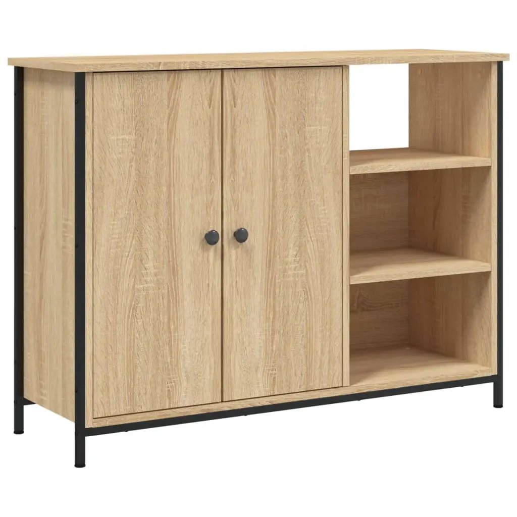 vidaXL vidaXL Sideboard Sonoma Oak 100x33x75 cm Engineered Wood - Sideboard
