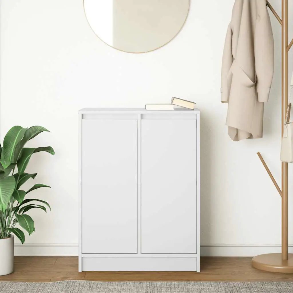 vidaXL vidaXL Sideboard White 57x34x76 cm Engineered Wood - Sideboard